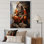 «Bhargavi Hinduisim Hanumans Devotion II», reproduction sur toile