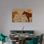 Spotted Foal And Horses Abstract Peaceful Serene Horse Animal Nature Wall Art Print 1 Piece Wrapped Canvas Wall Art-105664145