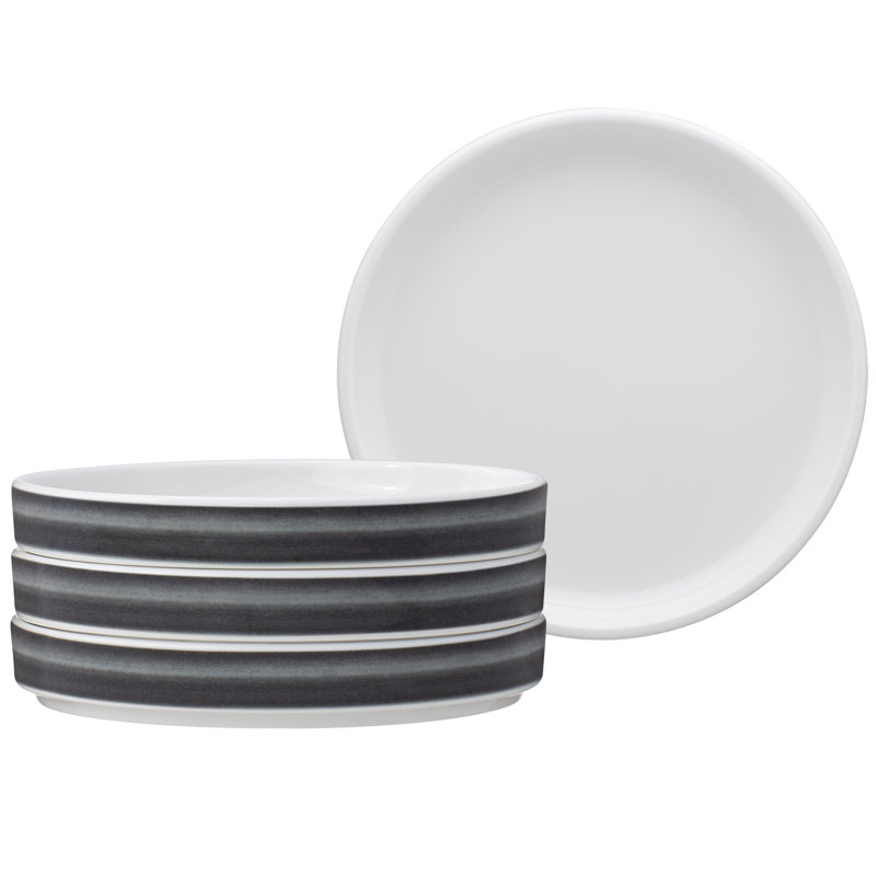 Petites assiettes Noritake Colorstax Ombre Stax, 6 po, Jet
