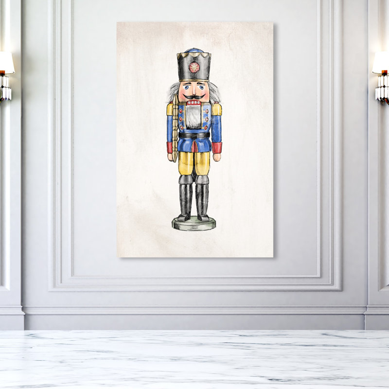 « casse-noisette ii », peinture sur toile, H 54 po x l 36 po x P 1,5 po