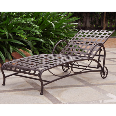 Chaise longue simple inclinable 73 po Arifa