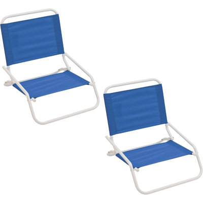 Rio Beach 1 Position Steel Sand Chair by Rio Brands