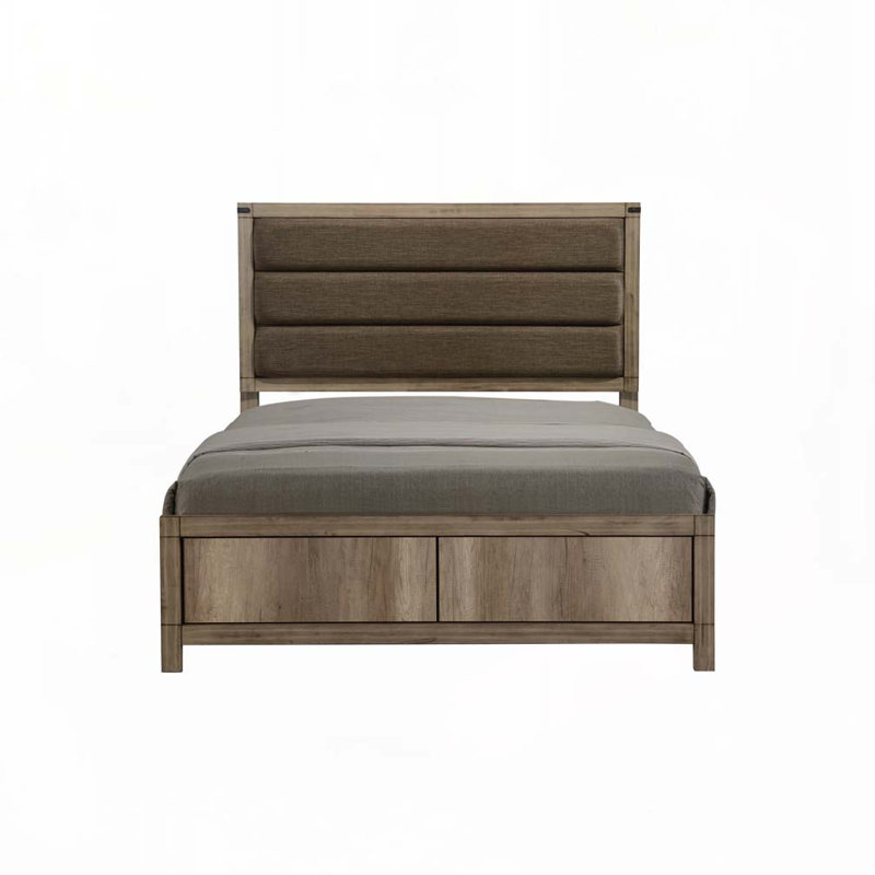 Upholstered Low Profile Bed, Full