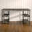 Cirque Metal Frame Shelved Desk