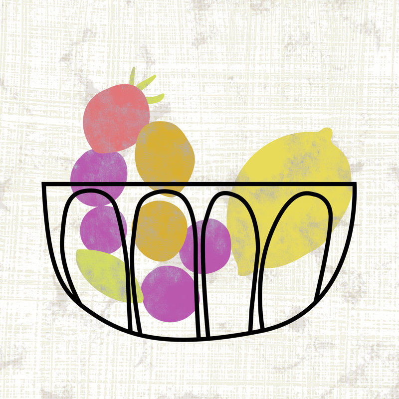Fruitilicious II - Wrapped Canvas Print, 122cm H x 122cm W