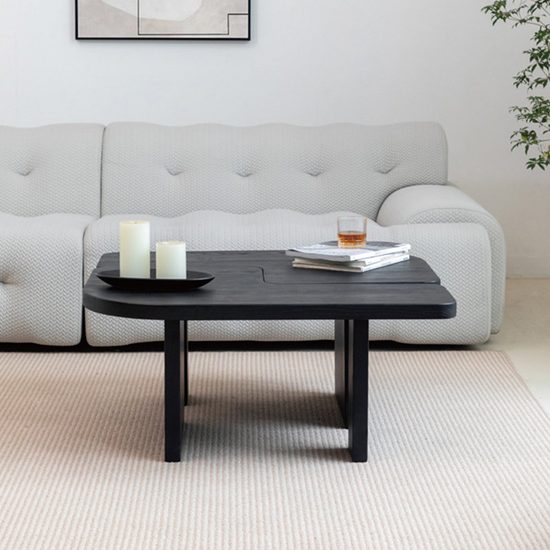 Table basse moderne en bois minimaliste