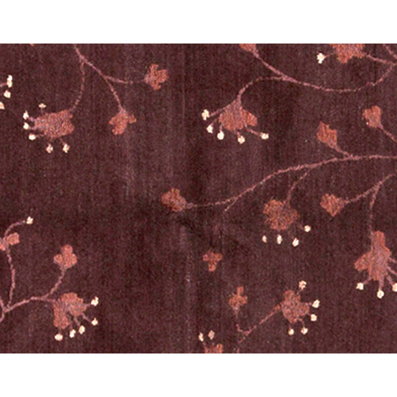 Hand Knotted Wool Area Rug in Multi