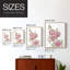 Watercolor Blooms I - reproduction encadrée de qualité supérieure - prête à être accrochée - aucun clou requis - aucun clou requis-1518100332-1518100335