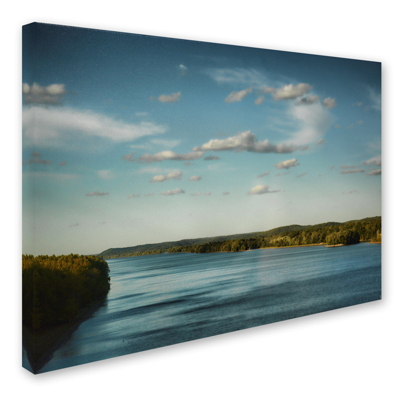 «Tennessee River» de Vidur, impression sur toile tendue, H 14 po x l 19 po