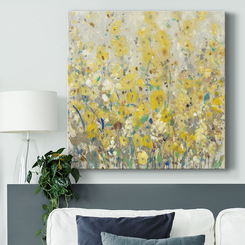 " Cheerful Garden II ", 40" H x 40" W x 1.5" D