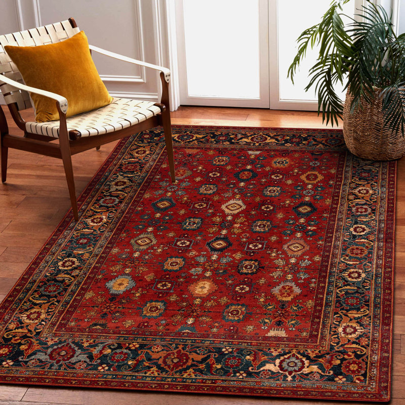 Oriental Wool Area Rug, Rectangular 200 x 300cm