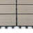 36'' L x 36'' W Manufactured Wood Interlocking Deck Tile in Gray
