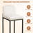 Bar Stools Set, Modern Counter Height Bar Stools with Back and Footrest, Faux Leather Upholstered Barstools Chairs for Kitchen Island Dining Room Bar-178803586-178803584