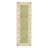 Washable Floral Scalloped Ultra Thin Non-Slip Green 2X6 Runner Rugs For Living Room Bedroom Vintage Office Dining RoomRug-1036818974
