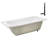72'' x 36'' Acrylic Soaking Drop-In Bathtub, Drain Included-97545300