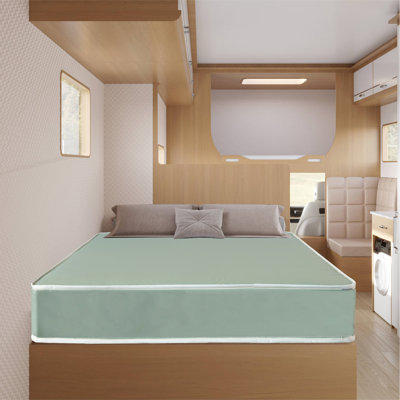 8-Inch High-Density Cooling Gel Memory Foam RV Mattress Replacement, Medium Firm, Camper Vans, Twin