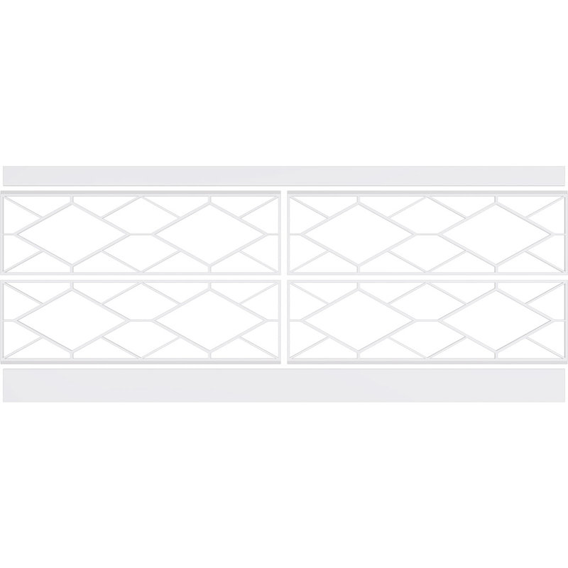 Ensemble de lambris en PVC Hudson, H 36 po x l 94,5 po x P 0,625 po