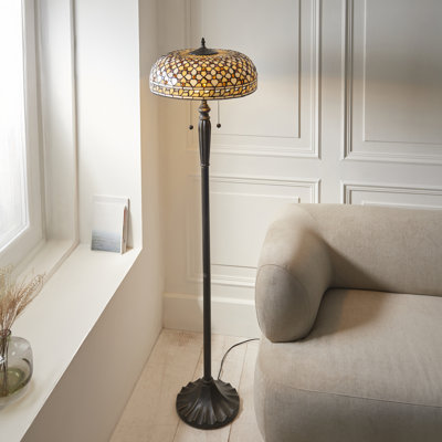 157cm Satin Traditional Floor Lamp