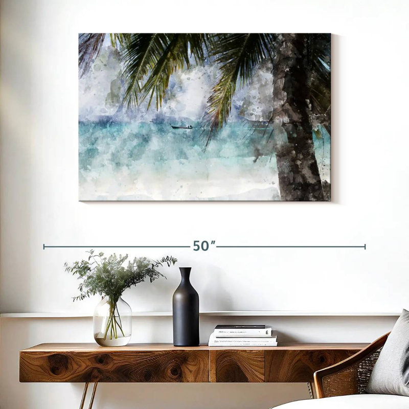Gillard Palm Tree Abstract, 26" H x 39" W