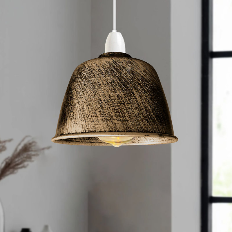13.5 cm H Drum Lamp Shade ( Screw On ), Yellow Brass