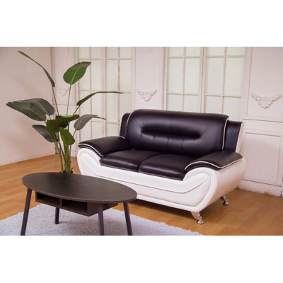 Kean 60'' Faux Leather Loveseat