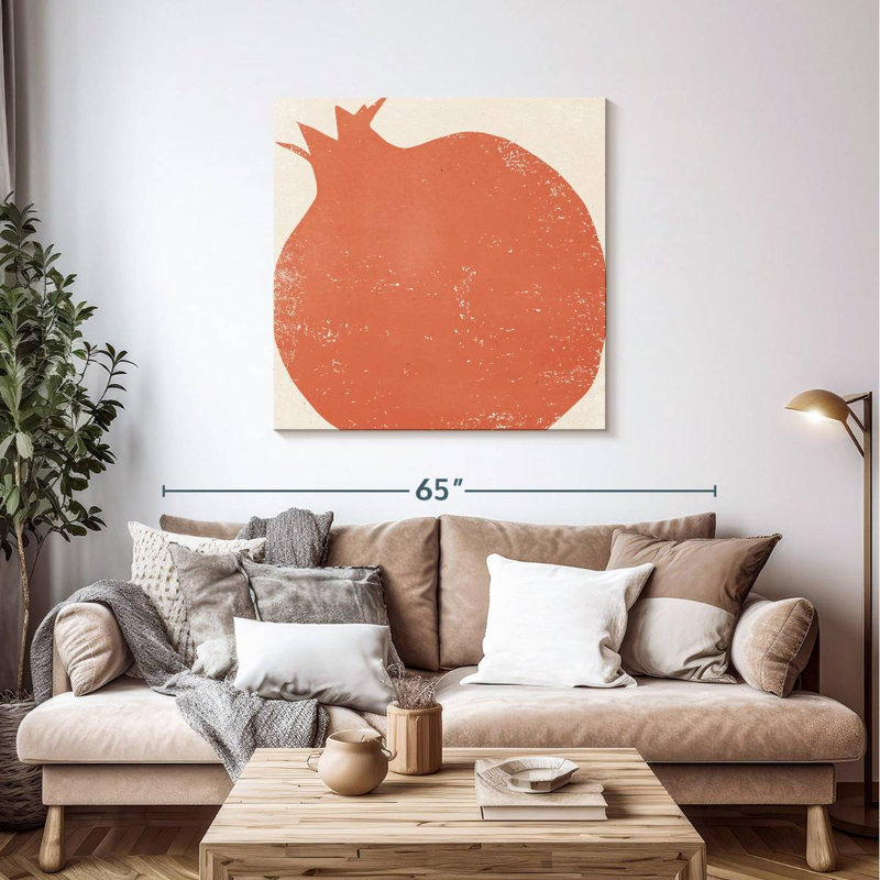 Yarlin Graphic Fruit, 39" H x 39" W