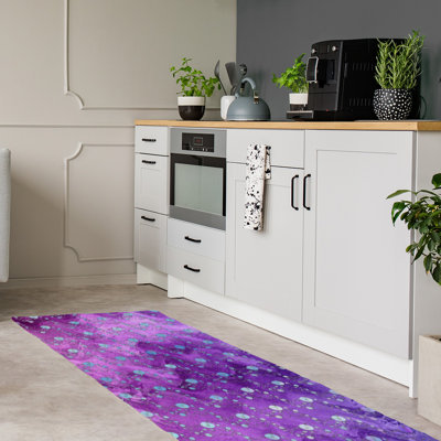Chenille Polka Dots Indoor Rug