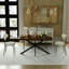 Table de salle à manger rectangulaire extensible de 55,11 po à 70,86 po avec chaises en bois-720336568-720336564