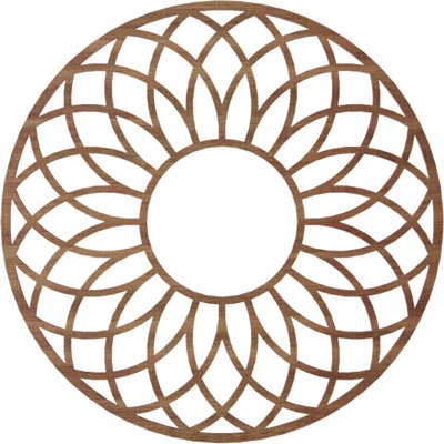 Médaillon de plafond 28 po x 28 po x P 9 5/8 po x H 1/4 po