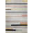 Gray-Beige Themed Stripe Line Patterned Modern Decorative Rug-575849072