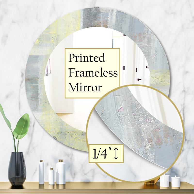 Flat Wall Mirror, 31.5" H x 31.5" W