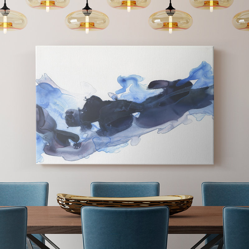 Azul Wave II -Gallery Wrapped Cavas, 12" H x 18" W