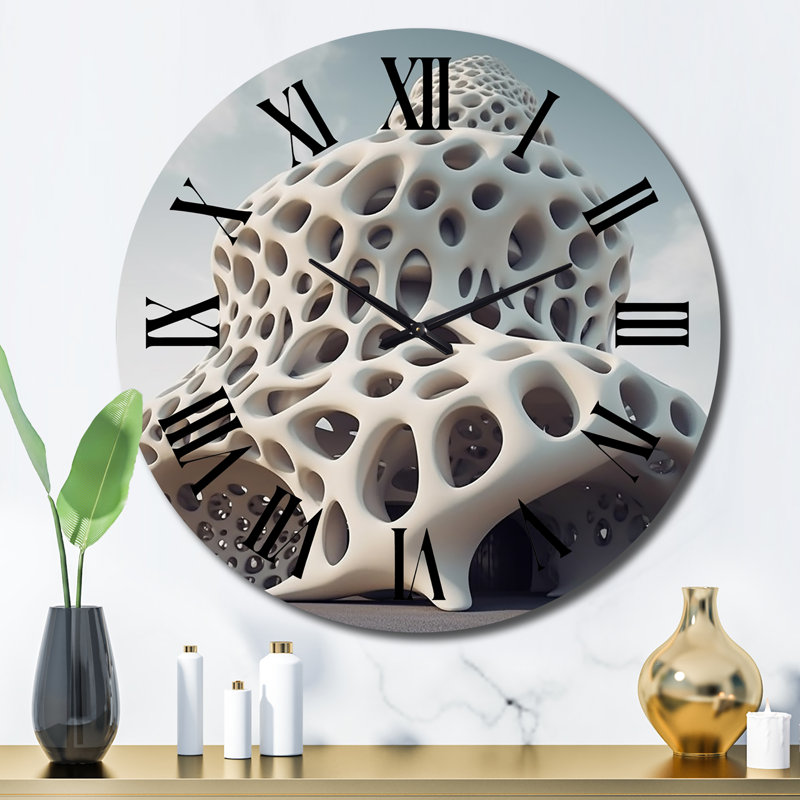 Horloge murale Organic Architectural Flow IV, Grand