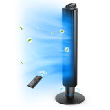 Paris-Rhône Tower Fan With Remote,42” Or 36” Height Adjustable,90° Oscillating Tower Fan With 5 Fan Speeds,Sleep Mode,12h On/off Timer