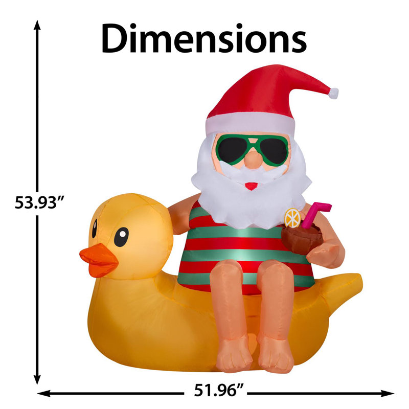  Père Noël gonflable 5 pi. Airblown