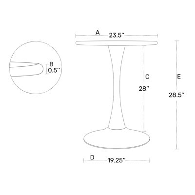 Outdoor Steel Dining Table