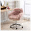 Chaise de travail en fausse fourrure Ratchel-1220732900