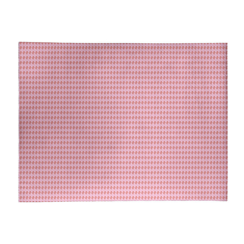 Tapis rose/rouge fait main, Rectangle 8 pi x 10 pi