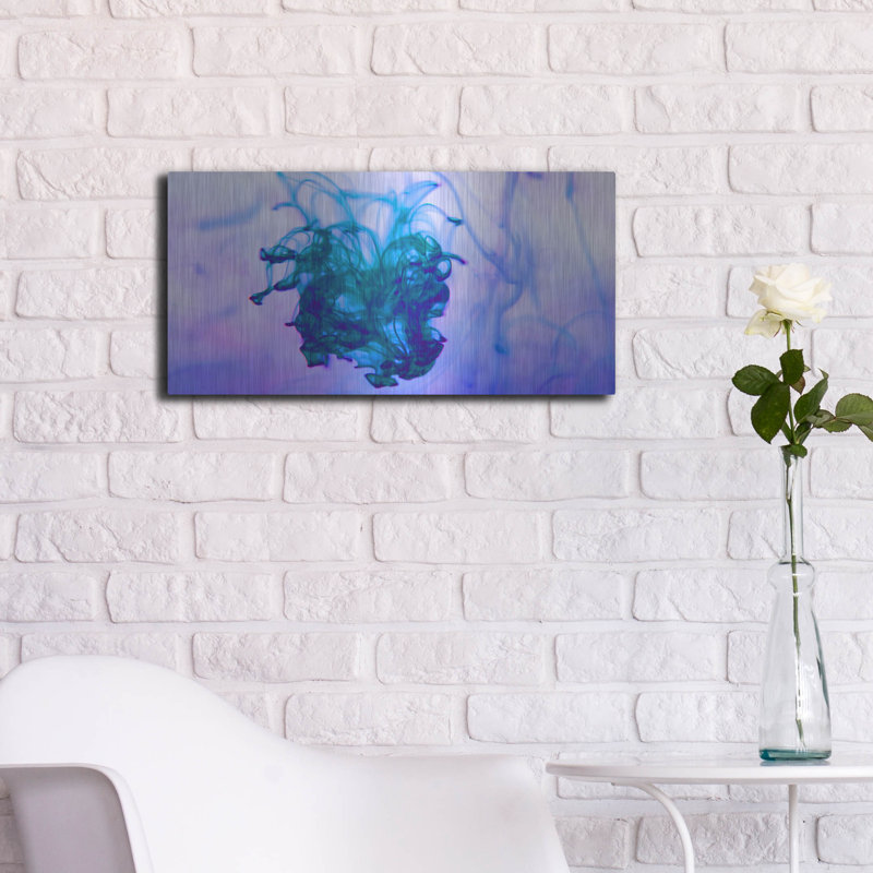 Ivy Bronx «Blurry Memory» par Luxe Portfolio, art mural en métal, H 12 po x l 24 po