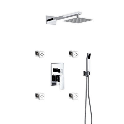 Cahoon Complete Shower System with Rough in-Valve