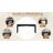 65" Long Farmhouse Entryway Sofa Table-106267558