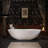 67" Freestanding Solid Surface Bathtub