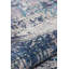 Tapis décoratif rayé gris et bleu-312900175