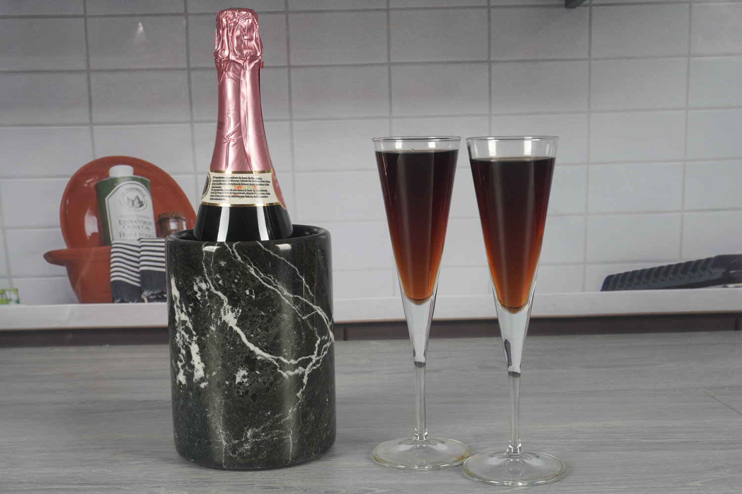 Wrought Studio Handmade Marble Black Wine Chiller Wayfair