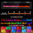 72" Electric Fireplace with 12 Color Flame - Recessed/Wall Mount, Remote Control-1293810301