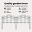 Vidaxl Garden Fence Powder-Coated Steel-116797819-116797820
