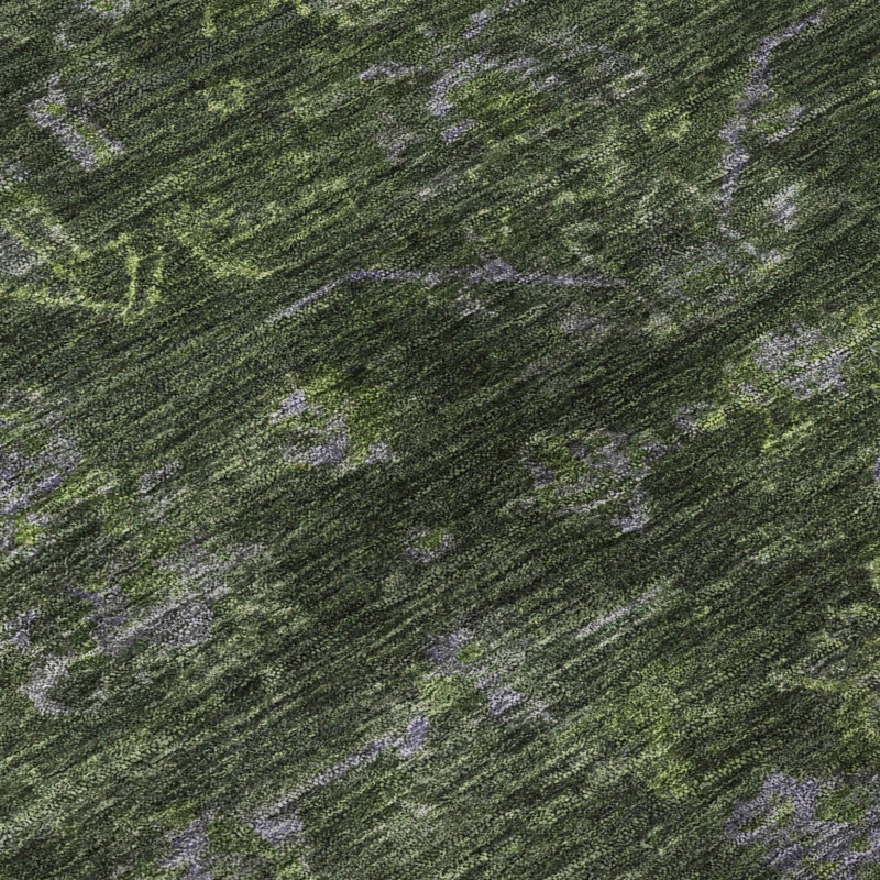 Tapis de qualité supérieure lavable à la machine Mayfield Global, Olive, 1 pi 8 po x 2 pi 6 po