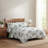 Laura Ashley Toile Delight Cotton Reversible Green Quilt Set-120559026