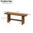 43''W Solid Reclaimed Wood Bench-2051219736