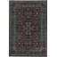 Wool Oriental Area Rug in Rust/Beige/Black